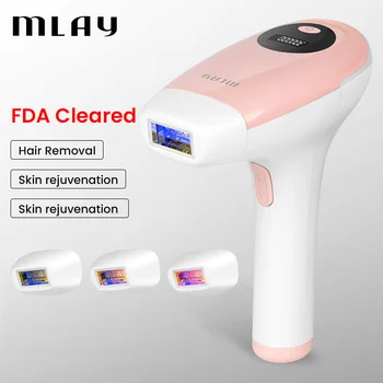 MLAY Постоянный лазерный аппарат для удаления волос Ipl для тела Быстрая доставка Малайский лобковый эпилятор домашнего использования для женщин мужчин