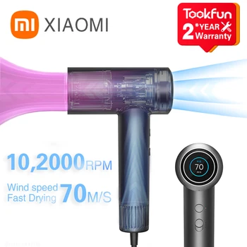 XIAOMI MIJIA H700 Высокоскоростной Фен для Волос 102 000 об/мин HD Цветной Экран Умный Контроль Температуры Уход За Волосами с отрицательными Ионами MNGS01SK