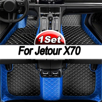 Автомобильные коврики для Jetour X70 На семь мест 2020 2021 2022 Пользовательские Автомобильные накладки для ног, Автомобильные ковровые покрытия, Аксессуары для интерьера