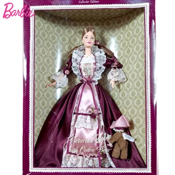 Оригинальная Барби в викторианском стиле с медведем Седриком, винтажная одежда 1999 года выпуска, ограниченная серия, игрушки-куклы для девочек Juguetes для детей