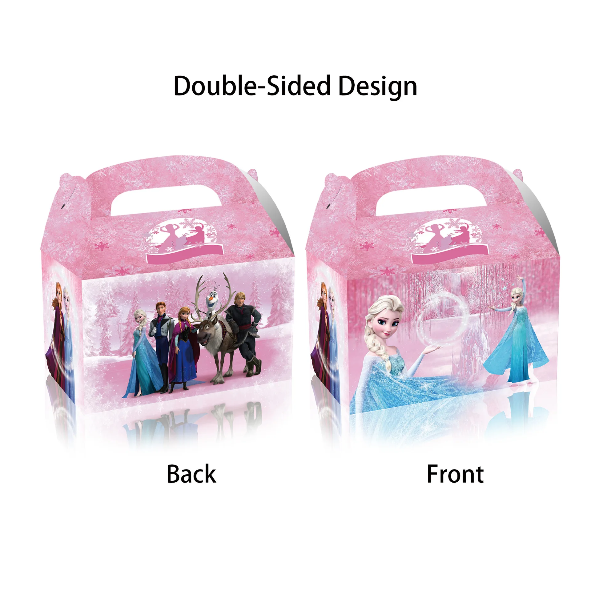 Тематическая подарочная коробка Disney Encanto с Минни Моаной, украшение для детской вечеринки, бумажный пакет для конфет для душа, принадлежности для вечеринки в честь Дня рождения для девочек и мальчиков